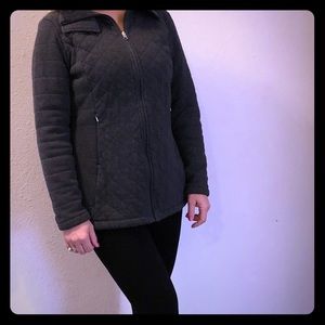 The North Face thick sweater jacket